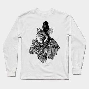 Siamese fighting fish Long Sleeve T-Shirt